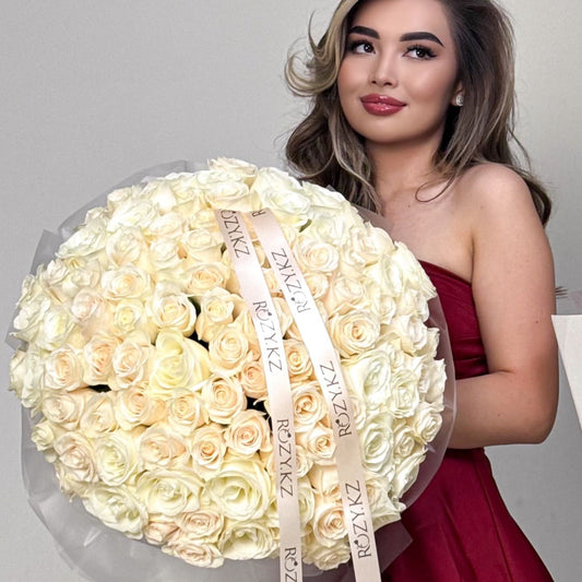 101 белая симфония Доставка цветов Астана