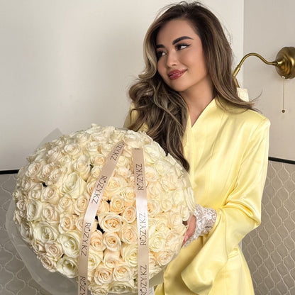 101 белая симфония Доставка цветов Астана