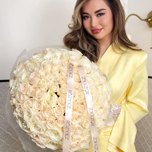 101 белая симфония Доставка цветов Астана