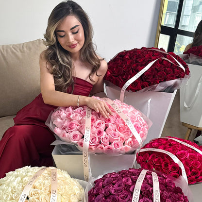 101 роза Доставка цветов Астана