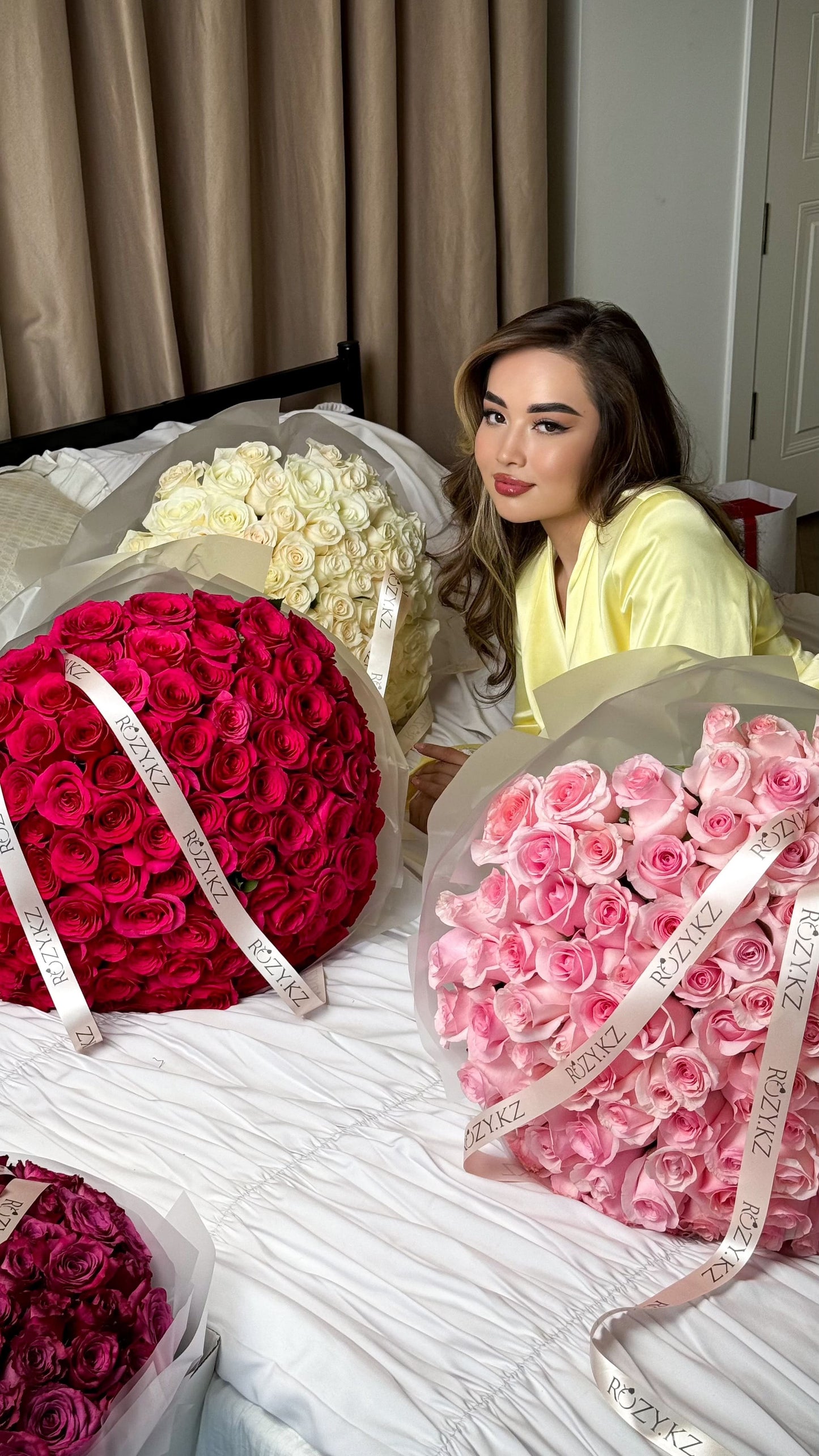 101 роза Доставка цветов Астана