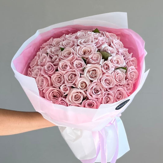 51 Светло-розовая роза Доставка цветов Астана