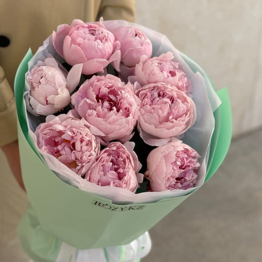 Пион 9 шт Доставка цветов Астана