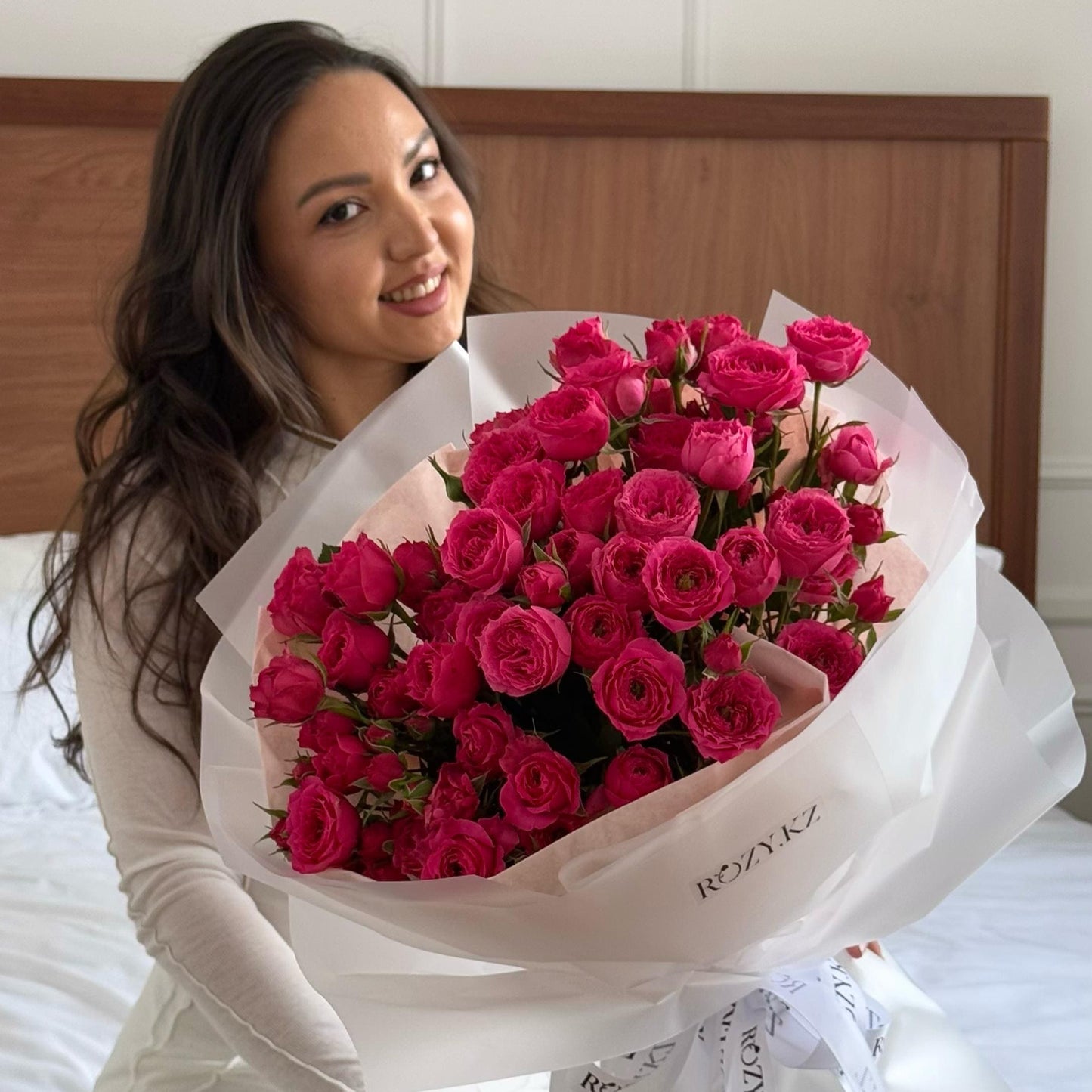 Букет из 11 кустовых роз Доставка цветов Астана