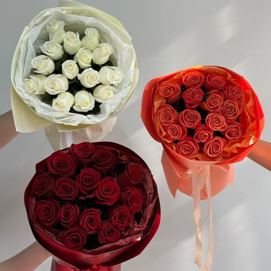 Букет из 15 роз Доставка цветов Астана