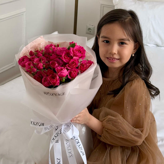 Букет из 5 кустовых роз Доставка цветов Астана